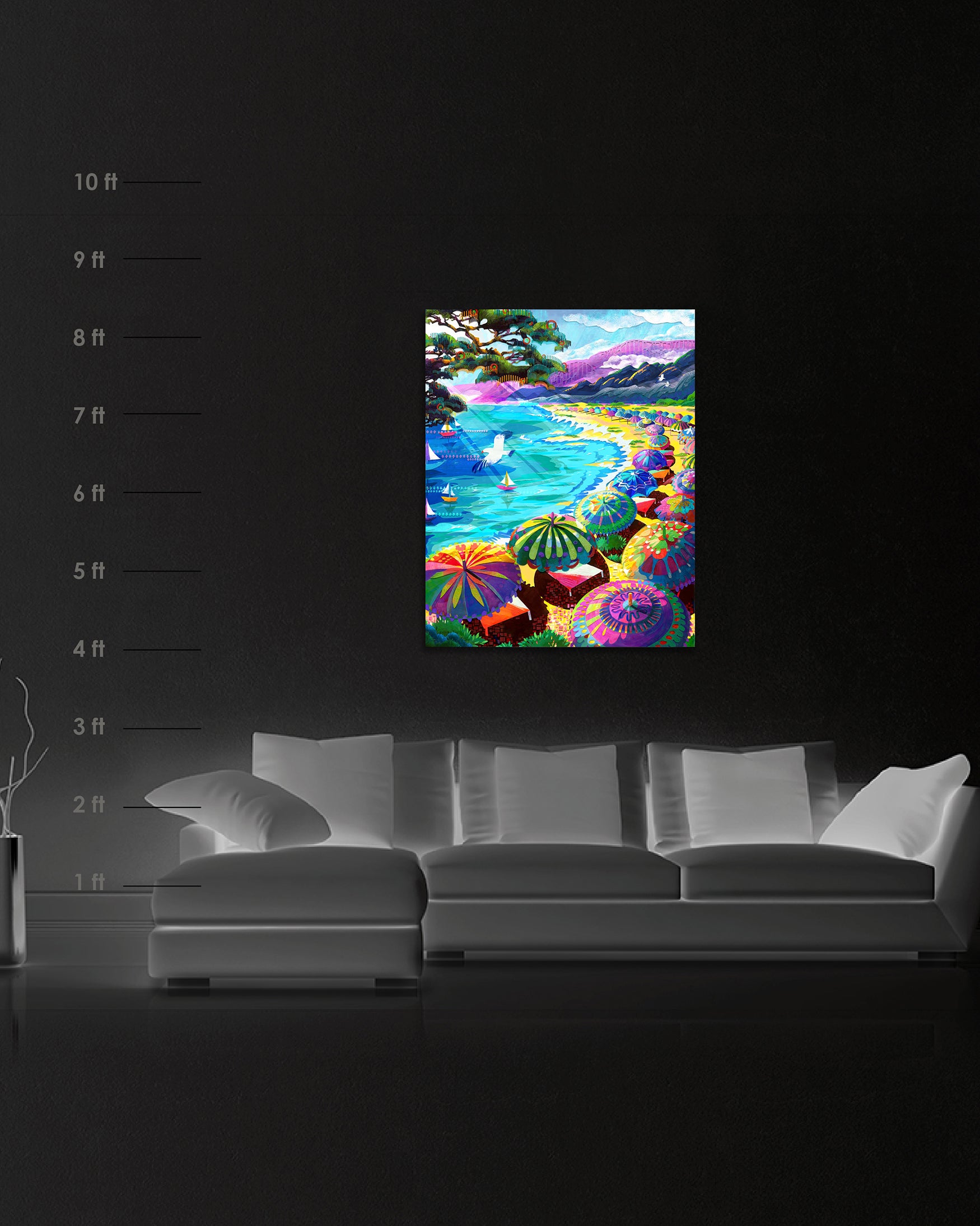 French Riviera (Original Painting)