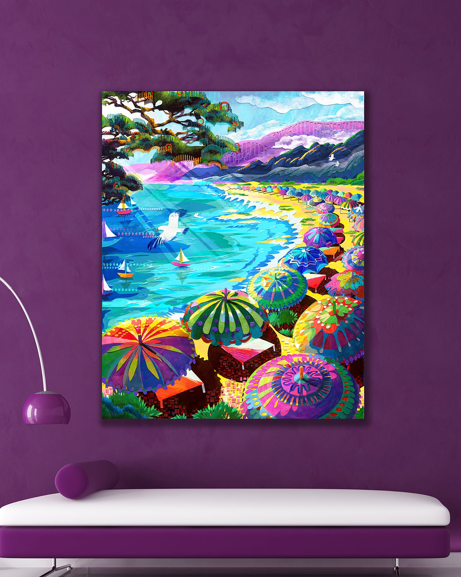 French Riviera (Original Painting)