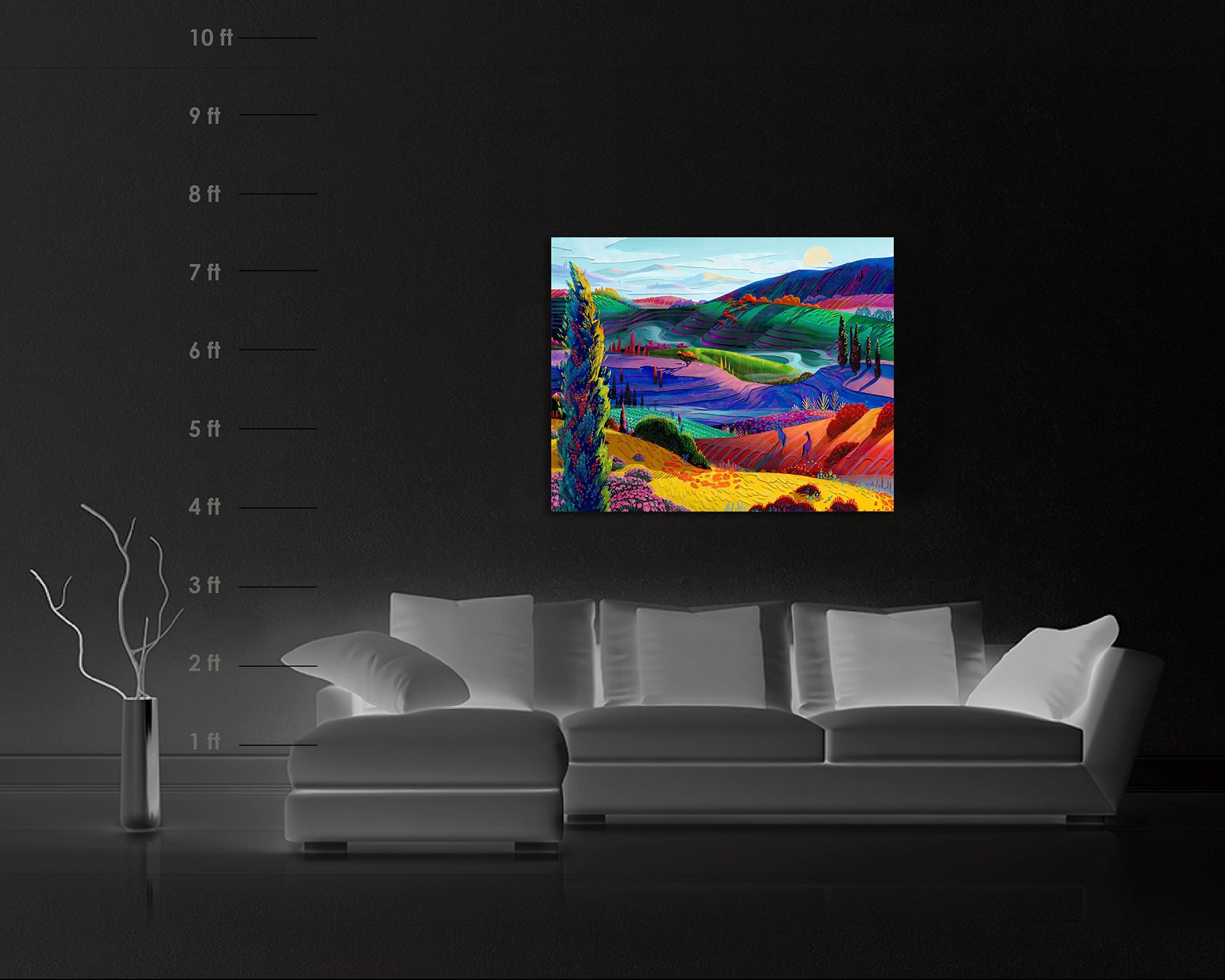 Rolling Hills (Original Painting)