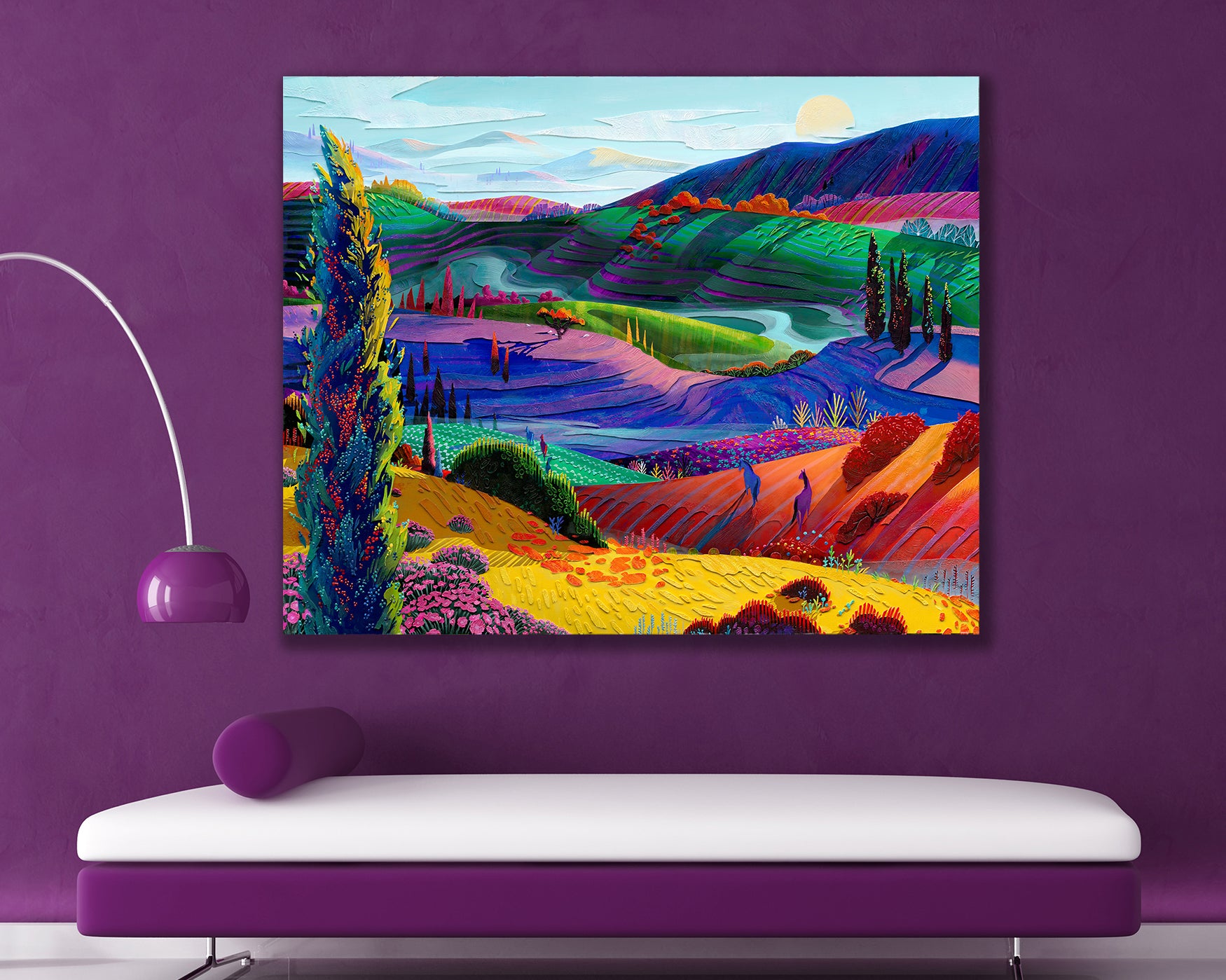 Rolling Hills (Original Painting)
