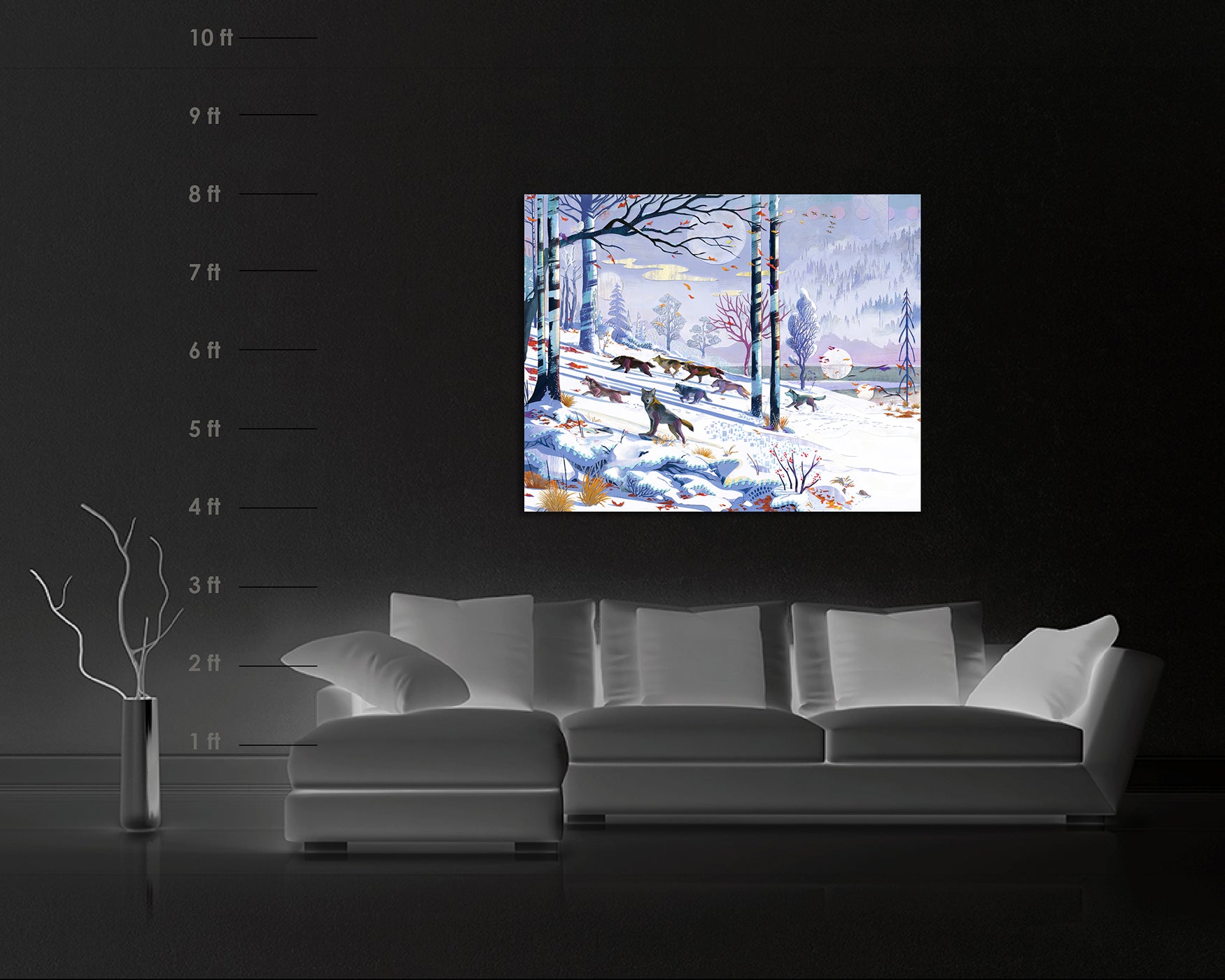 Winter Wolves (Original Painting)