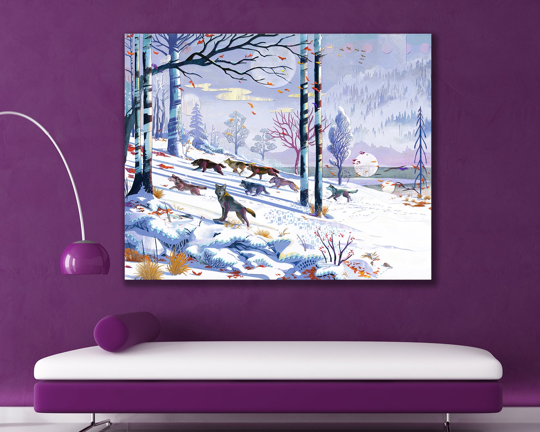 Winter Wolves (Original Painting)