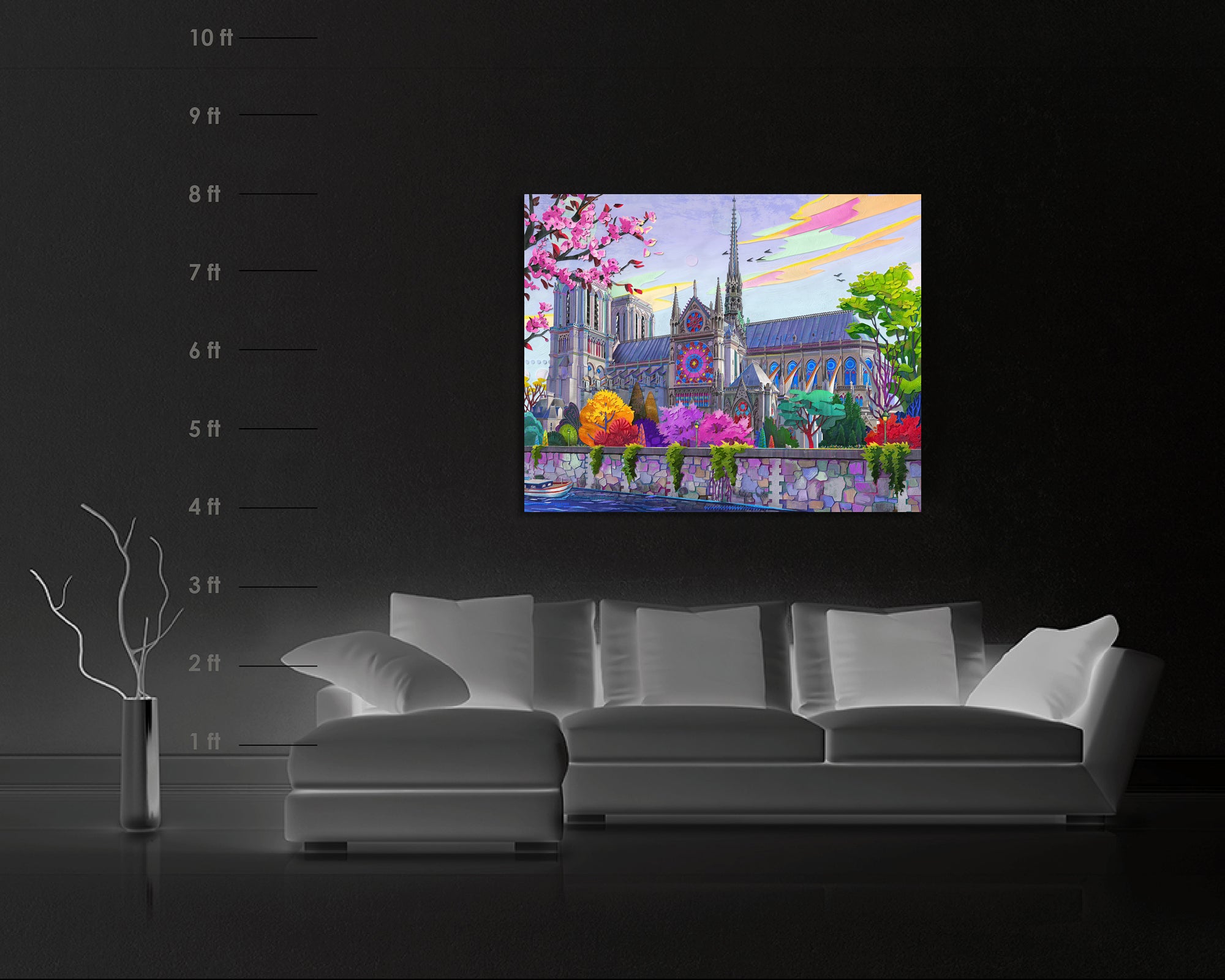 Notre-Dame de Paris (Original Painting)