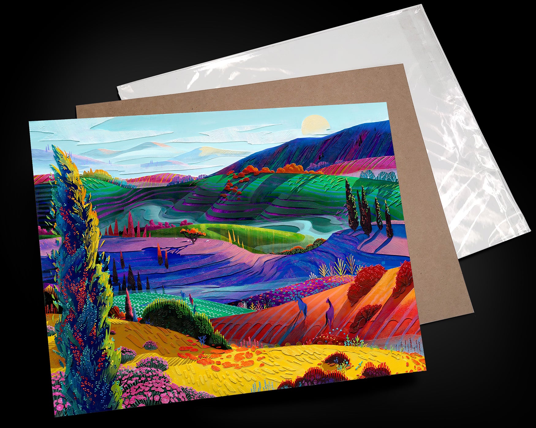 Rolling Hills (Art Print Cardstock)